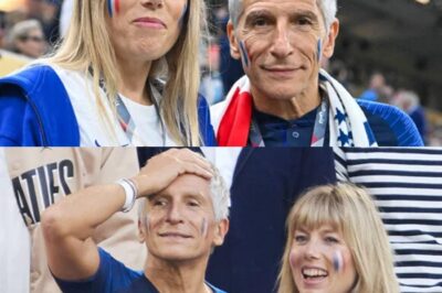 Quand Nagui et Mélanie Page vivent la finale France-Argentine dans les tribunes : cris, larmes, silence et respect… Une montagne russe émotionnelle captée en direct par les caméras, devenue un témoignage rare d’amour et de passion