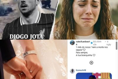1 mois de notre ‘même la mort ne nous séparera pas’” : Rute Cardoso, veuve de Diogo Jota, publie un message bouleversant sur Instagram un mois après leur mariage… mais que signifie ce surnom mystérieux “ta petite blanche” ? Un hommage discret ou un dernier appel au-delà des mots ?