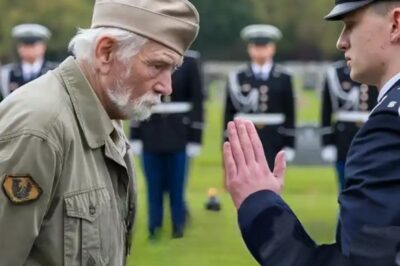 Protocolo Quebrado no Funeral Militar: General 4 Estrelas Honra o ‘Velho’ Barrado com um Saluto – O Público Fica em Choque!