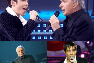 “Moment inoubliable : Gregory Lemarchal et Michel Sardou réunis sur le plateau de la Star Academy – Une rencontre émouvante entre deux légendes de la musique !”