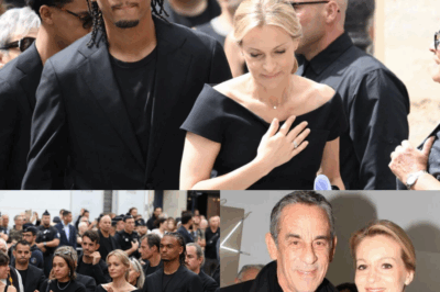 “Obsèques de Thierry Ardisson : Audrey Crespo-Mara bouleversée, ses enfants en larmes en sortant du cercueil à la sortie de l’église – Un moment d’émotion intense qui choque et bouleverse”