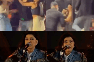 “Escândalo no show de Roberta Miranda: Cantora surta e dá chutes em homem que invadiu palco; público em choque!”