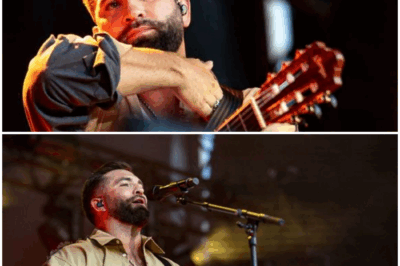 Kendji Girac en concert lors du festival de musique du Printemps de Perouges au Chateau de Saint-Maurice-de-Remens le 29 juin 2025. |DD