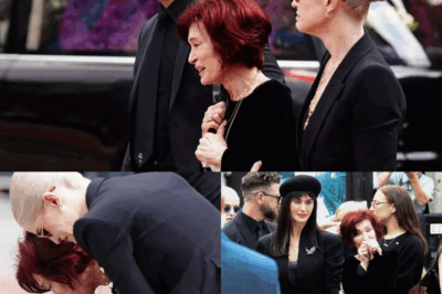 🖤 Malgré la douleur déchirante, Sharon Osbourne est apparue digne et soutenue par ses enfants lors des obsèques d’Ozzy : une cérémonie poignante, entre larmes, silences et hommages bouleversants à la légende du rock, où la famille Osbourne s’est montrée plus unie que jamais face à l’adieu ultime