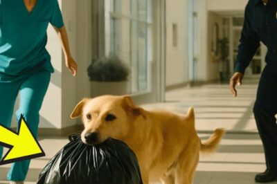 “Cachorro Misterioso Surpreende Ao Levar Saco Preto Para o Hospital — O Que Estava Dentro Vai Deixar Você Sem Palavras!”
