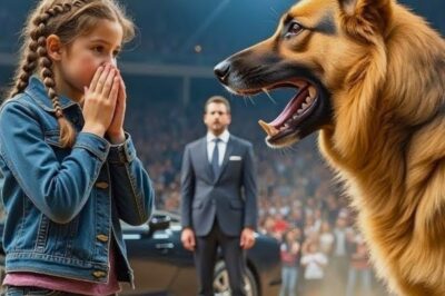 “Desafio Impossível: Bilionário Apostou Um Milhão que Ninguém Acalmaria Seu Cachorro… Mas Uma Garotinha Sem-Teto Mostra Que Ele Estava Errado!”