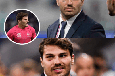 Antoine Dupont, effondré après la défaite, s’effondre dans les bras de sa maman en larmes devant les caméras : la séquence bouleversante qui embrase les réseaux sociaux