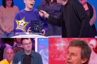 Exploit ou mise en scène ? Émilien atteint les 100 victoires dans Les 12 Coups de Midi – mais au lieu de jubiler, il murmure à l’oreille de Jean-Luc Reichmann une phrase qui glace le sang. Le public reste figé, la musique s’interrompt, et un geste discret de l’animateur laisse penser à un incident hors caméra. Pourquoi la diffusion de l’épisode a-t-elle été retardée ? Que cache vraiment cette célébration ? Une réussite trop parfaite pour être vraie ?