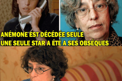 💥💔 Complot Organisé contre Anémone ? La Vérité Choc derrière son Enterrement Solitaire et son Ostracisme Silencieux Révélée ! 🕵️‍♂️🤫 C’est un adieu qui continue de hanter le monde du spectacle. La mort de l’actrice Anémone, une tragédie en soi, s’est transformée en un véritable scandale après la révélation des détails de ses funérailles : un adieu glaçant, une seule célébrité présente, et des rumeurs de portes closes. Mais était-ce un simple hasard ou le fruit d’un complot organisé ? L’enquête exclusive que nous vous proposons met en lumière des faits troublants qui suggèrent un ostracisme silencieux, des contrats effacés et des amis qui ont subitement disparu. Qui a décidé d’effacer la mémoire de cette grande dame du cinéma ? Et pourquoi une photo officielle de l’actrice a-t-elle été retouchée, comme pour effacer son existence ? Ces détails, dignes d’un thriller, mènent à des questions dérangeantes sur la cruauté de ce milieu et sur la sombre machination qui se serait ourdie dans l’ombre.