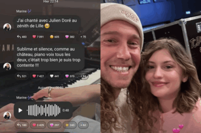 Coup de tonnerre musical : Marine révèle un duo totalement inattendu avec Julien Doré – un titre explosif qui promet d’électriser la scène française !