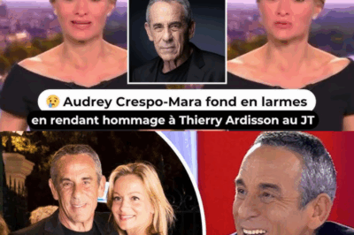 Audrey Crespo-Mara la voix tremblante et les larmes aux yeux : son hommage à Thierry Ardisson pendant le JT
