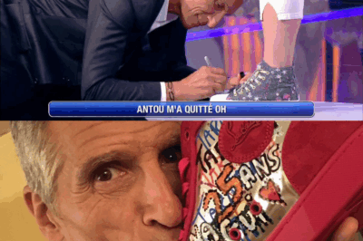 🎥✨ Des plateaux télé aux placards secrets remplis de trésors insoupçonnés : Nagui lève enfin le voile sur sa passion la plus inavouable. Un univers délirant de chaussures étranges, étincelantes, multicolores — parfois même impossibles à porter — mais chacune chargée d’une anecdote, d’un souvenir ou d’une confidence. Les caméras de Quotidien pénètrent dans cette collection privée incroyable, révélant une facette intime du showman que personne n’aurait jamais imaginée. 👟💎