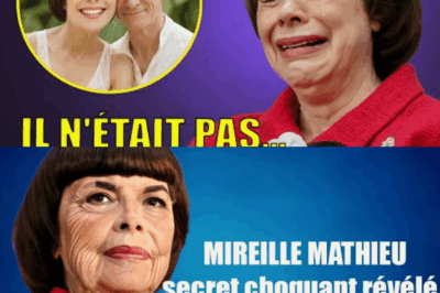 💥 ALERTE ROUGE : MIREILLE MATHIEU, L’icône de l’Éternel Mystère, Lève le Voile sur son plus grand secret ! 🔥 Après 50 ans de mutisme, la chanteuse aux millions de disques vendus avoue avoir mené une EXISTENCE PARALLÈLE. Oubliez tout ce que vous saviez sur « la Piaf d’Avignon » ! Cette confession inattendue révèle une vie secrète de passion ❤️, de larmes 💧 et de cœurs brisés. Les coulisses de sa carrière sont plus sombres et plus complexes que vous ne l’imaginez. Êtes-vous prêt(e) à découvrir l’incroyable vérité sur l’artiste que nous pensions connaître ? Cliquez pour lire l’intégralité de cette confession bouleversante ! 👇