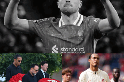 Mort de Diogo Jota : “C’est étrange de devoir continuer à jouer” — les mots bouleversants de Van Dijk avant son retour à Anfield avec Liverpool