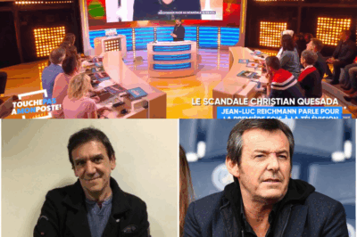 Tornade d’émotion et de colère : lorsque Jean-Luc Reichmann évoque publiquement l’affaire Christian Quesada, un silence pesant envahit le plateau, puis la tempête éclate — les chroniqueurs, sous le choc, réagissent avec véhémence, certains l’accusent de se protéger derrière des mots calculés, d’autres louent sa sincérité bouleversante, et dans ce chaos médiatique, une question terrifiante plane : jusqu’où l’ombre de Quesada continuera-t-elle de hanter “Les 12 Coups de midi” ? Une confession, un malaise, une vérité trop lourde — le public assiste, ébahi, à une scène télévisée qui restera gravée dans les mémoires.