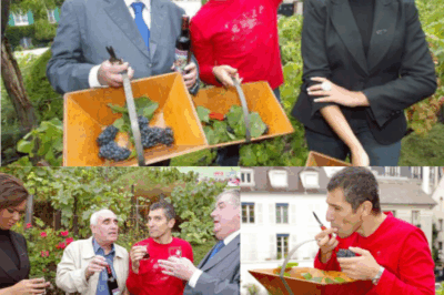 🔥 Retour explosif sur la récolte de Montmartre en 2005 : Nagui, star de la télévision française, au centre d’une scène inattendue – un moment historique ou une simple fête ? Quels mystères entourent cet instant immortalisé par Mehdi Taamallah ? Préparez-vous à être surpris – plus de révélations ci-dessous…
