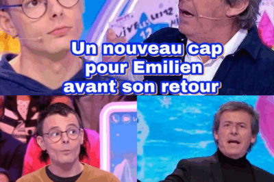 Les 12 coups de midi : Après avoir disparu des écrans de TF1 dans un silence qui a alimenté les spéculations les plus folles, Emilien prépare enfin son grand retour dans l’émission culte de Jean-Luc Reichmann, mais des confidences inédites laissent entendre que ce retour pourrait être accompagné d’un changement radical dans la dynamique du jeu, d’un défi jamais vu pour un Maître de midi et d’un lien encore plus fort — ou au contraire fragilisé — avec l’animateur, plongeant les fans dans un mélange d’excitation et d’appréhension, incapables de deviner ce qui les attend vraiment — cliquez pour connaître les détails