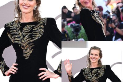 Eva Herzigova : le mannequin star des années 90 d’une maigreur frappante à la Mostra (Photos)