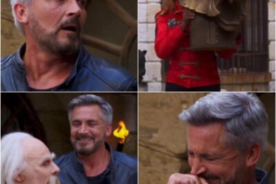 Pour sa dernière à l’animation de #FortBoyard, Olivier Minne a reçu, du Père Fouras et de Felindra, la célèbre Tête de Tigre, emblème de l’émission… quelle émotion 🐯📺