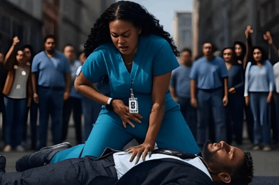 Une docteure enceinte sauve un milliardaire en plein accouchement…qu’il est le père de son enfant 💔