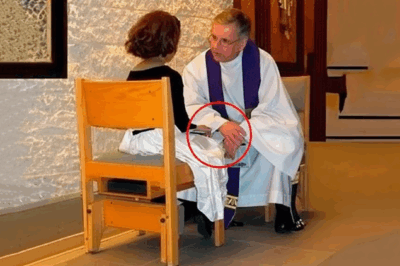 Fillette se confesse au PRÊTRE en SECRET, mais il abandonne la soutane et court au COMMISSARIAT!