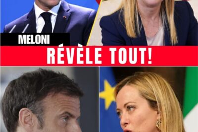 Meloni lance une déclaration surprenante à propos de Macron !