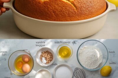 La Torta al Limone dei “12 Cucchiai”: La Ricetta Italiana Senza Bilancia, Pronta in 5 Minuti, che Si Scioglie Letteralmente in Bocca!