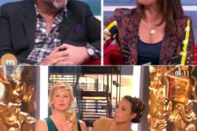 « Un peu gênant » : Julia Vignali explique le moment embarrassant où elle a dévoilé sa poitrine tombante sur Télématin avec son partenaire Kad Merad