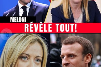 « Fossoyeur de l’Europe » : L’Accusation Choc de Georgia Meloni Plonge la France Déjà à Vif dans un Chaos Inédit
