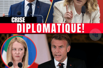 CHOC FRANC-ITALIEN : la fureur de Macron contre Meloni fait exploser la solidarité européenne et plonge l’UE dans le chaos