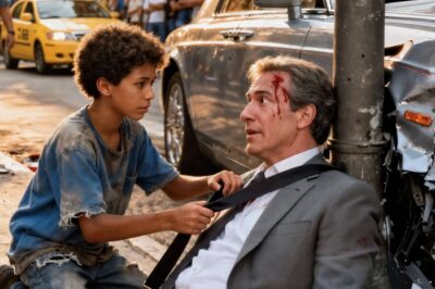 Un garçon orphelin risque sa vie pour sauver un milliardaire — sans se douter que l’homme qu’il a secouru est, en réalité, son père disparu depuis des années.