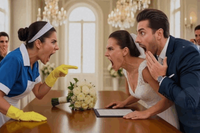 5 SECONDES AVANT LE MARIAGE DU MILLIARDAIRE… LA FEMME DE MÉNAGE A CRIÉ ET TOUT S’EST ARRÊTÉ.