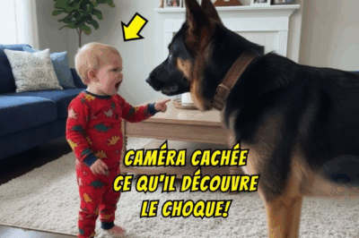 Un Bambin Gronde un Berger Allemand – La Raison Va Vous Surprendre.