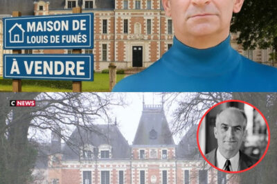 La maison abandonnée de Louis de Funès, là où il est mort, et sa valeur nette