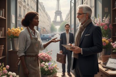 Ému par l’appel d’une jeune fleuriste cambriolée, entrepreneur et investisseur français, lui vient en aide