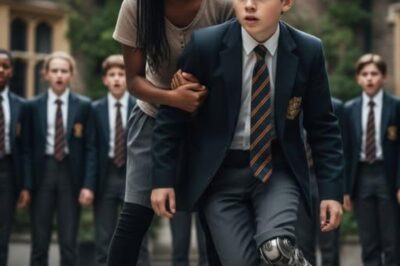 Tout le monde se moquait du fils millionnaire unijambiste – jusqu’à ce qu’une pauvre fille noire apparaisse… — « Regardez, le garçon robot est arrivé ! »