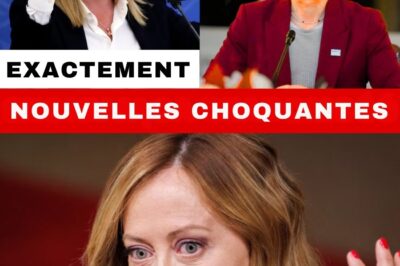 Meloni fait exploser l’UE : “L’Italie n’est pas le terrain de jeu de l’Allemagne !” — Comment elle a humilié Von der Leyen