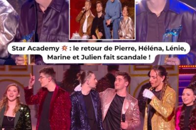 Star Academy 💥 : le retour de Pierre, Héléna, Lénie, Marine et Julien fait scandale !