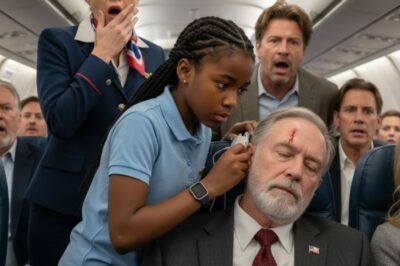 Une jeune fille noire de 12 ans a sauvé un millionnaire d’un AVC dans un avion… Le lendemain, sa vie a basculé. 
