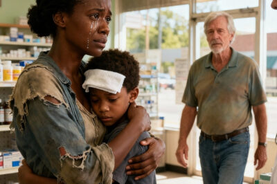 La pauvre mère noire pleurait car elle n’avait pas assez d’argent pour acheter des médicaments pour son enfant — puis le milliardaire qui se tenait derrière elle a dit : « Venez avec moi… »