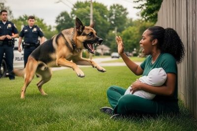 La police lâche des chiens sur une noire et son nouveau-né, ignorant qu’elle est une ancienne flic.