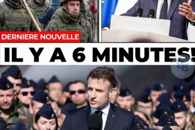 FRONDE MILITAIRE INÉDITE : UN RÉGIMENT EXIGE LA DÉMISSION IMMÉDIATE DE MACRON, LA RÉPUBLIQUE VACILLE SOUS LE CHOC.
