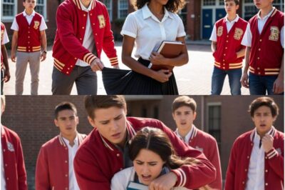 Des harceleurs menacent la nouvelle élève n0ire, ignorant qu’elle est ceinture noire de karaté. Les couloirs vibraient de l’énergie matinale, mais les conversations semblaient s’interrompre net à son passage.