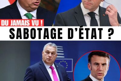 SABOTAGE DE LA SOUVERAINETÉ : Viktor Orbán traîne Emmanuel Macron en justice et provoque un séisme à Bruxelles