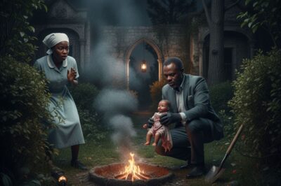 La pauvre servante surprit son patron en train d’enterrer un nouveau-né en pleine nuit, et voilà ce qui arriva.