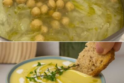 Vellutata che depura e sazia con finocchi, ceci e limone: antinfiammatoria, proteica e perfetta per il metabolismo (e pronta in 30 minuti)