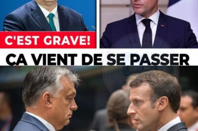 Orbán poursuit Macron en justice pour sabotage — Berlin s’enflamme !