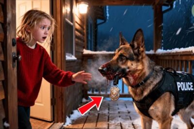 Un chien gratte à la porte d’une petite fille en pleine nuit : ce qu’elle a vu dans sa gueule la choque.