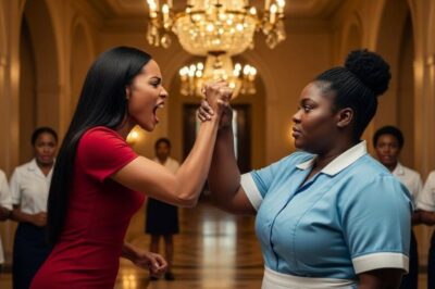 The millionaire’s fiancée humiliated everyone, but the obese Black maid silenced her on the spot…