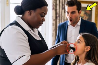 THE MILLIONAIRE’S DAUGHTER COULDN’T SPEAK — UNTIL THE OBESE MAID PULLED SOMETHING FROM HER MOUTH